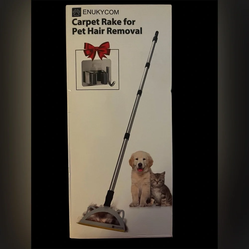Enukycom Carpet Rake Pet Hair Removal